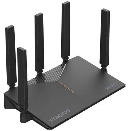 Wi-Fi 7 maršrutētājs — divjoslu, 3600 Mb/s, 5 antenas
