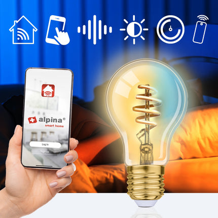 WiFi Smart E27 LED Warm/Cool white 4.9W 360 lm
