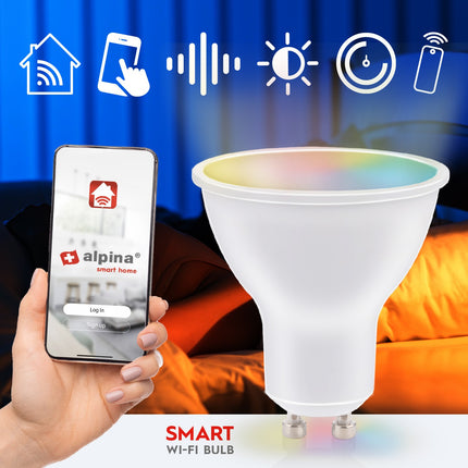 WiFi Smart GU10 LED RGBW 4.9W 400 lm