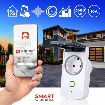 WiFi Smart Plug Outdoor 3680W + Energy measurement
