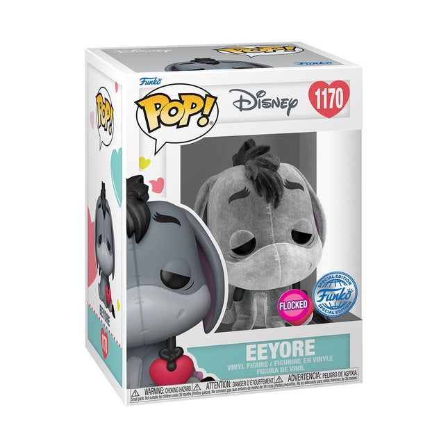Vinnijs Pūks Eeyore Flocked Funko Pop vinila figūriņa