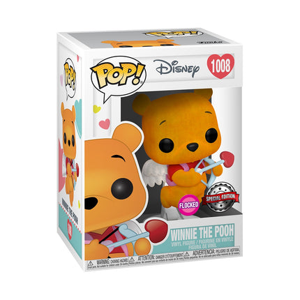Vinnija Pūka Flocked Funko Pop! vinila figūriņa - Valentīndienas izdevums