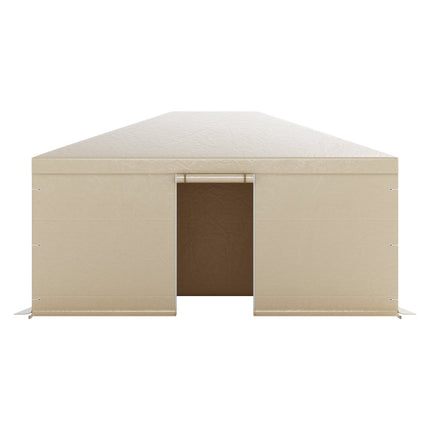 Winter Gazebo Cover 12x16 Ft, PE With Sidewalls Windows