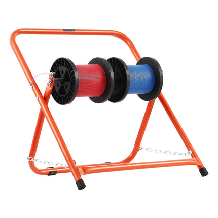 Wire Spool Holder, Foldable Steel Cable Caddy, 100 lb