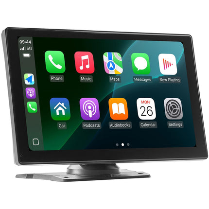 Wireless 9-Inch CarPlay Screen, Android Auto, Backup Camera
