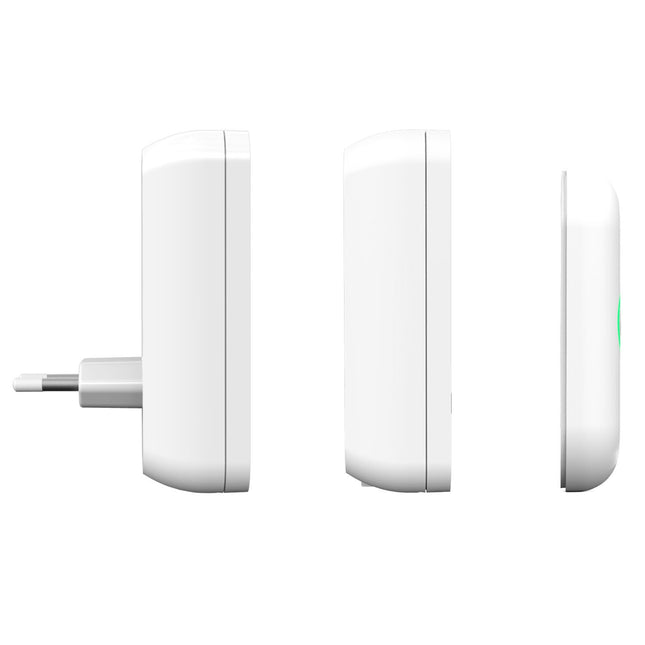 Wireless doorbell fabric front Plug-in+portable