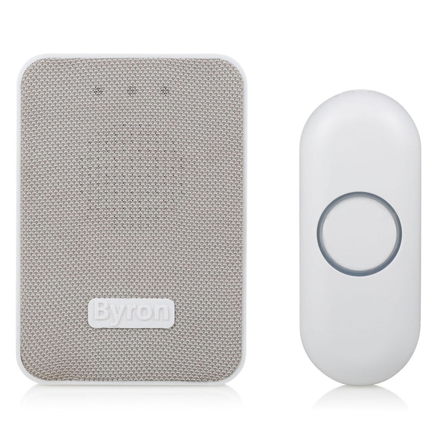 Wireless doorbell with fabric front Plug-in 230V