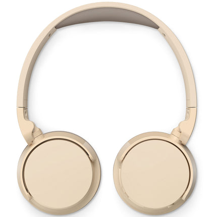 Wireless on-ear headphones TAH3209BG, 25h playing time, light and comfortable. Beige.