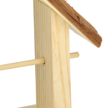 Wooden Bird Feeder