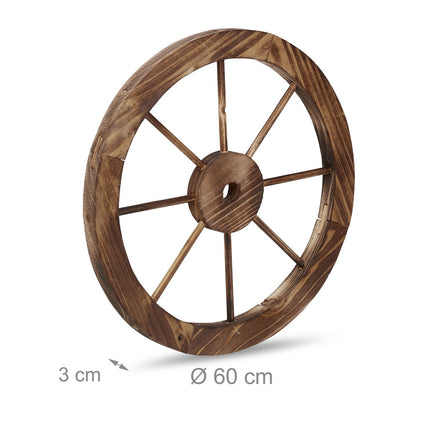 Koka ratu riteņi, 60 cm, 2 gab. komplekts