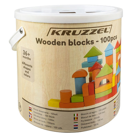 Koka klucīši - 100 gab. Kruzzel 22666