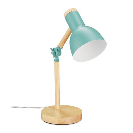 Koka galda lampa