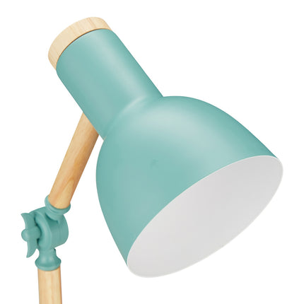 Koka galda lampa