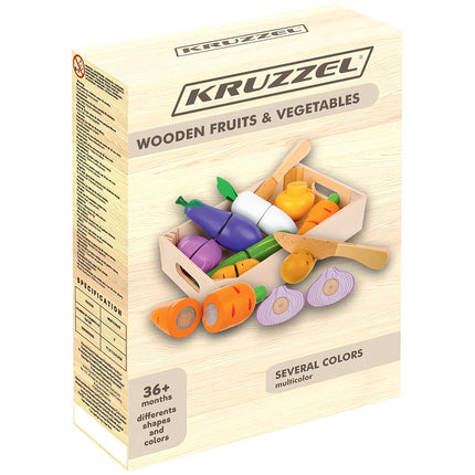 Koka augļu un dārzeņu griešanas komplekts Z23543