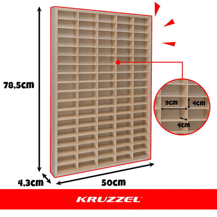 Koka plaukts KRUZZEL 21997 automašīnām/atsperēm
