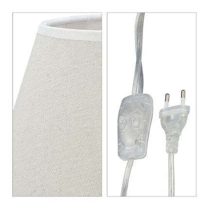 Koka galda lampa ar USB ligzdu