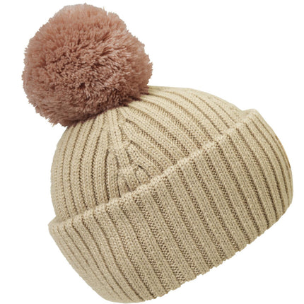 Wool Beanie - Pure Khaki 0-6 months