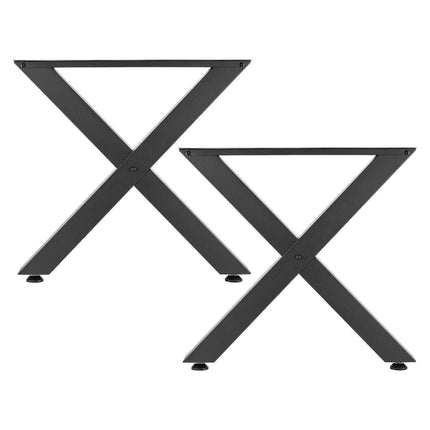X-Frame Table Legs, 2-Pack, 750x790 mm, Steel, Black