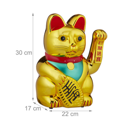 XL Winkekatze zelta