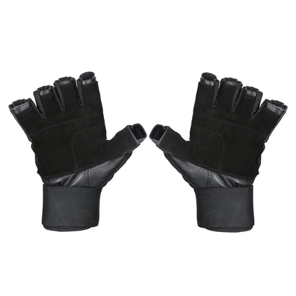 XXL Black Fitness Gloves – Durable, Breathable Design