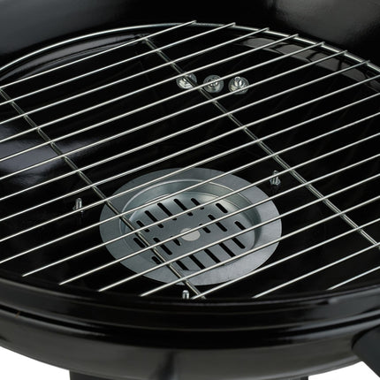XXL katla BBQ grils ar riteņiem, liela gatavošanas virsma