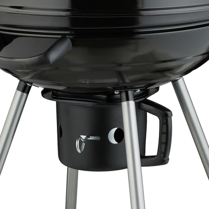 XXL katla BBQ grils ar riteņiem, liela gatavošanas virsma