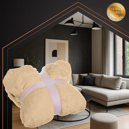 XXL sweatshirt - beige blanket Ruhhy 26146