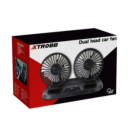 Xtrobb 23222 dubultais automašīnas ventilators