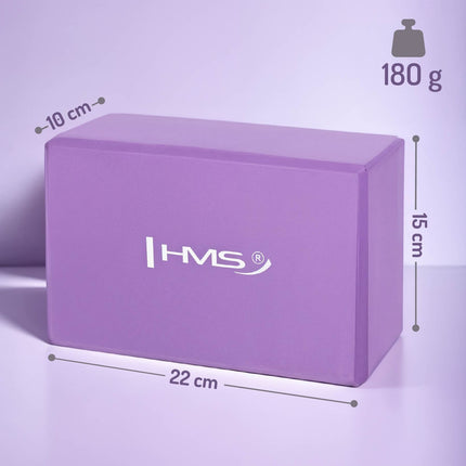 Jogas bloks, violets, viegls putuplasts, neslīdošs