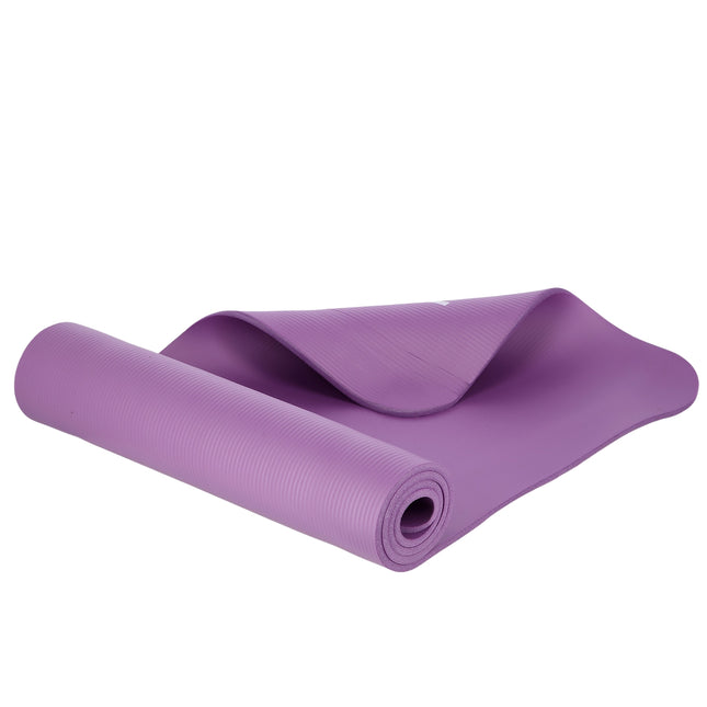 Jogas paklājiņš, neslīdošs, violets, 10 mm biezs