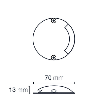 Zenit Wall/terrace fixture Black