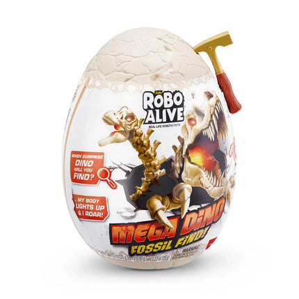 Zuru Roboalive interaktīvā rotaļlieta Mega Dino fosiliju atraduma pārsteiguma ola