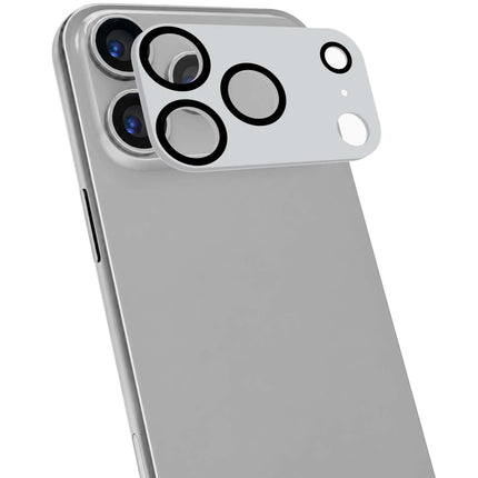 iPhone 18/17 Pro Max kameras objektīva aizsargs – sudrabs
