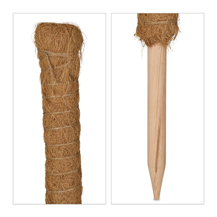 10 kokosriekstu standziņu komplekts, 90 cm