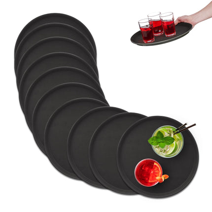 10 servēšanas paplāšu komplekts Ø 35 cm