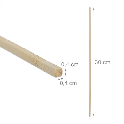 200 bambusa kociņu komplekts, 30 cm