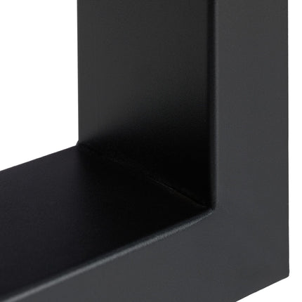 set of 2 table runners black