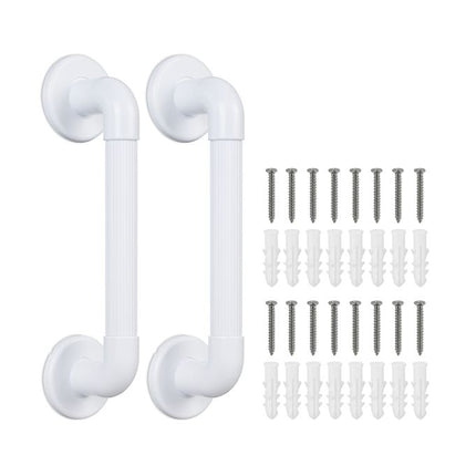 2 baltu plastmasas rokturu komplekts