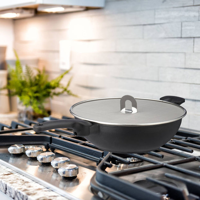 set of 3 splash guards for frying pans