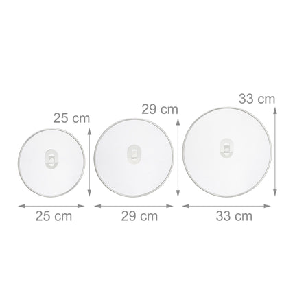3 šļakatu aizsargu komplekts pannām