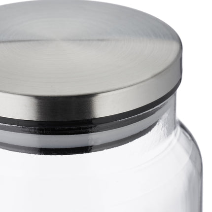 3 uzglabāšanas burku komplekts ar vākiem, 700 ml