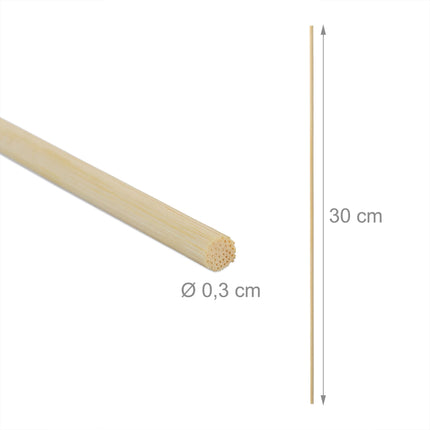 500 bambusa kociņu komplekts, 30 cm
