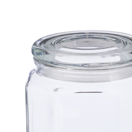 6 uzglabāšanas burku komplekts ar vākiem, 2400 ml