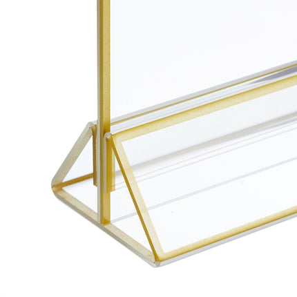 set of 6 table stands DIN A6